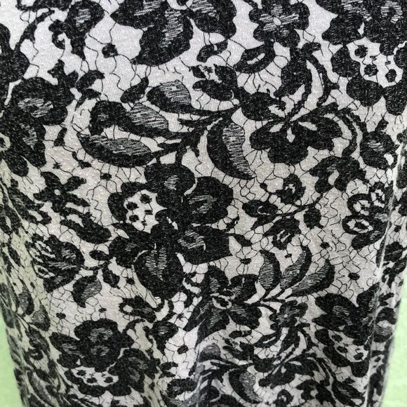 WD.NY Floral Print Tank Top With Satin Trim L - Picture 5 of 16